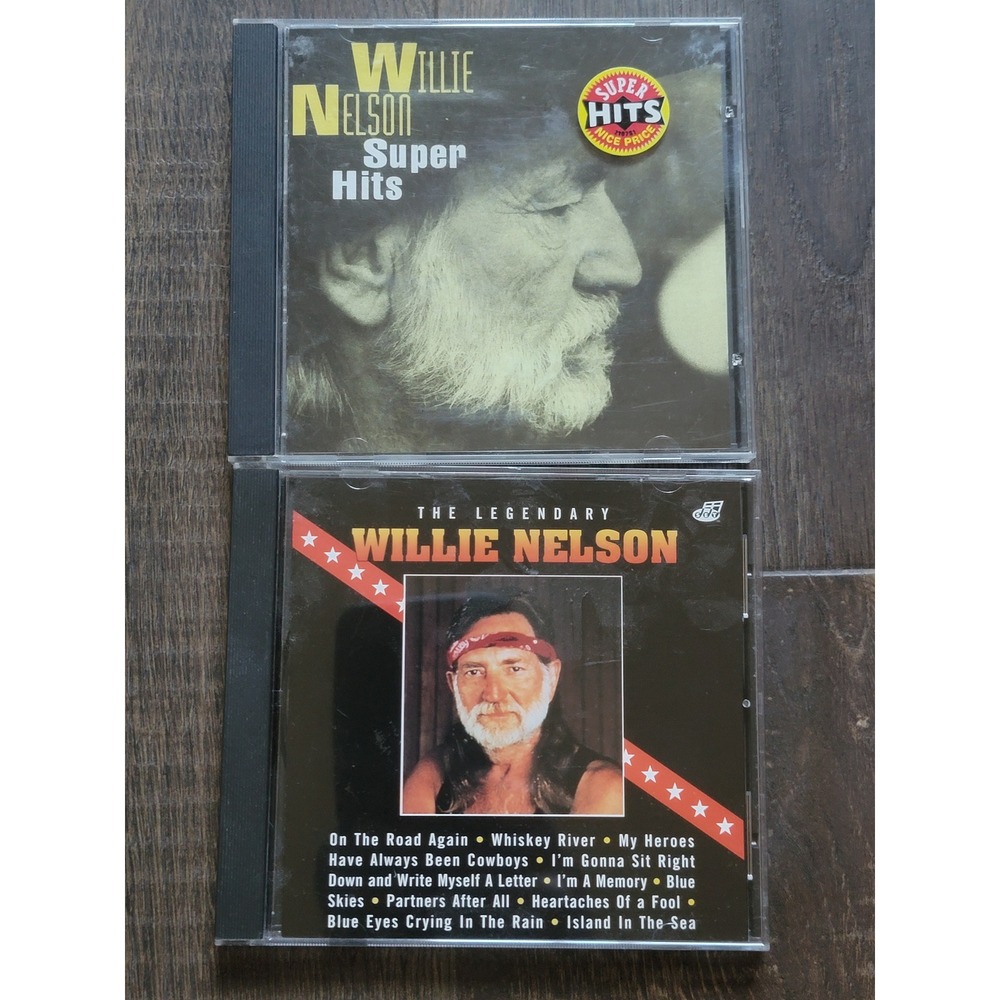 Willie Nelson Super Hits & The Legendary CD Music Album Country